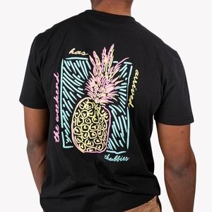 Chubbies Black Pineapple The Weekend Has Arrived Tee